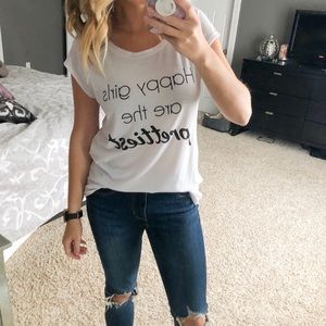 Happy Girls Hi-Low Tee